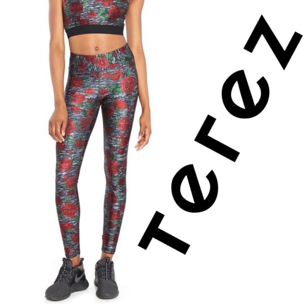 Terez Roses are Red Cropped Leggings